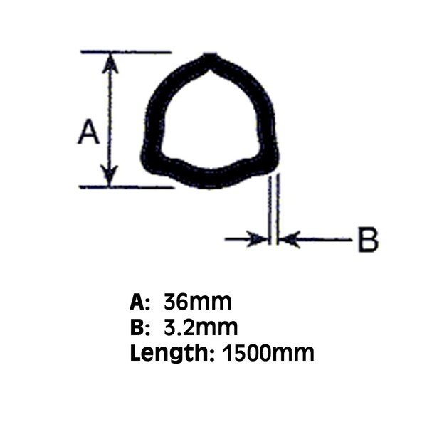 Aftermarket BP125051500 New Hay Tedder Outer Drive Tube Fits Ford New Holland 86511086 - main